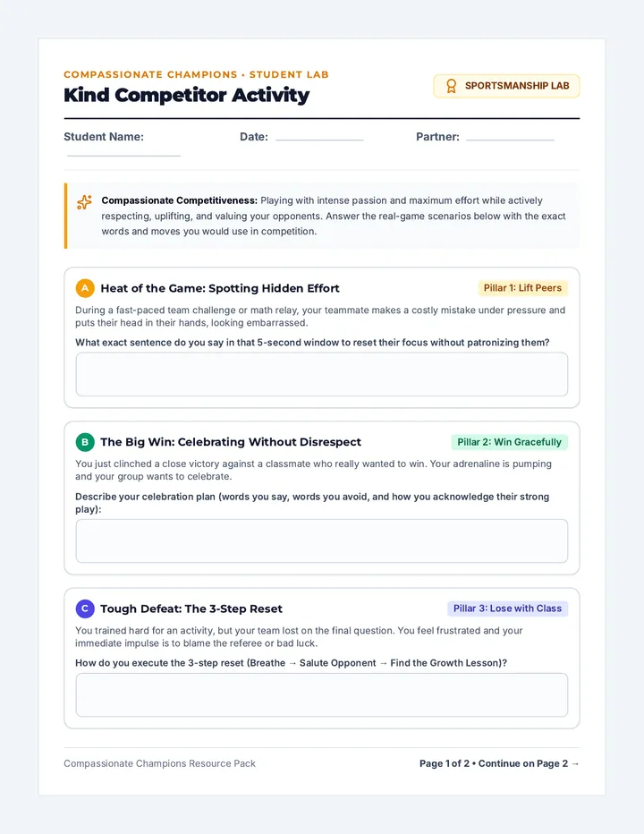 Kind Competitor Activity