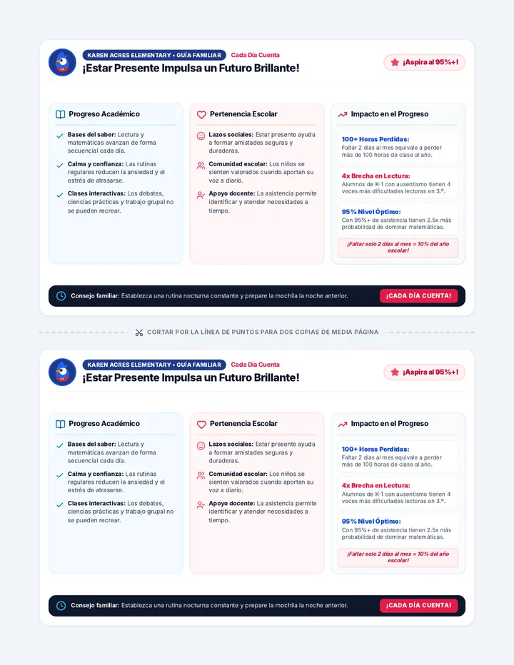 Asistencia Brillante Folleto
