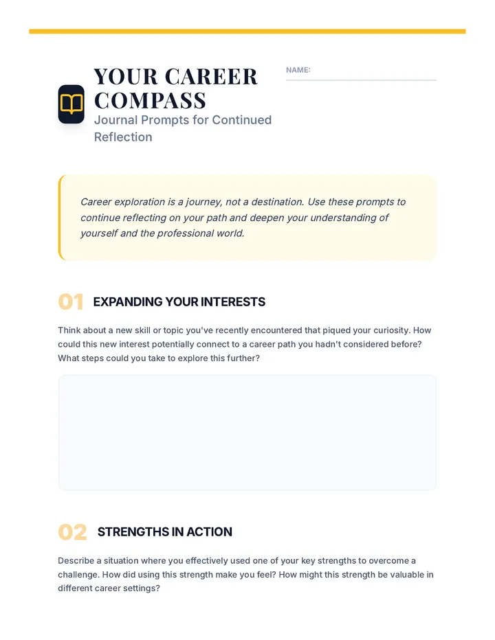 Journal Prompts