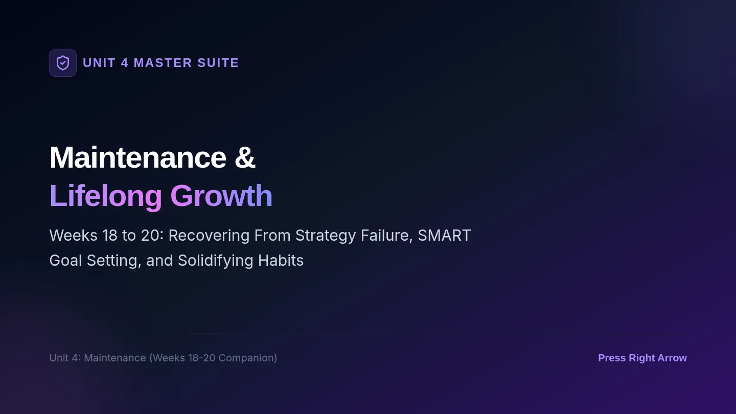 Unit 4 Maintenance Slides
