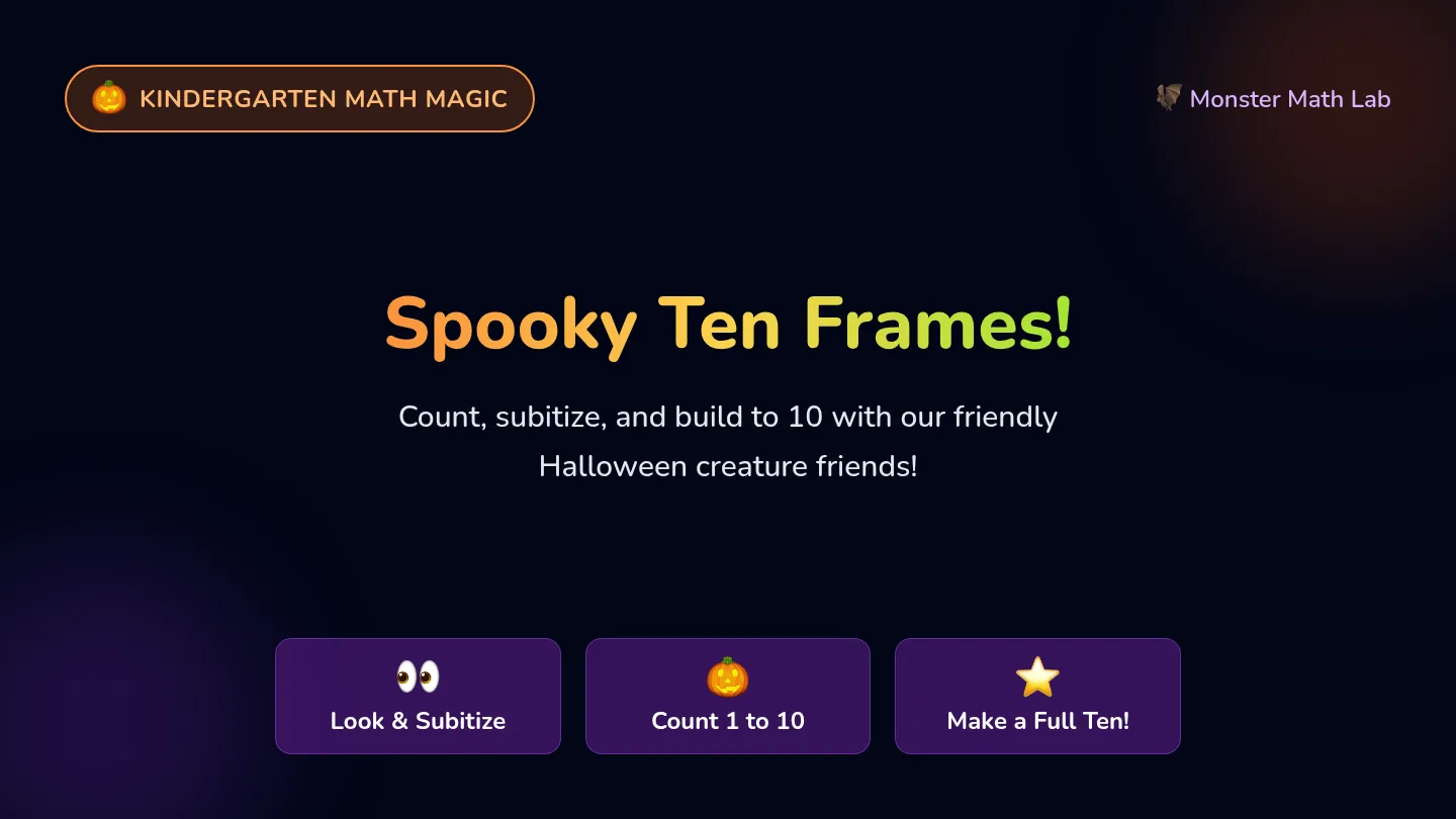 Spooky Tens Slides