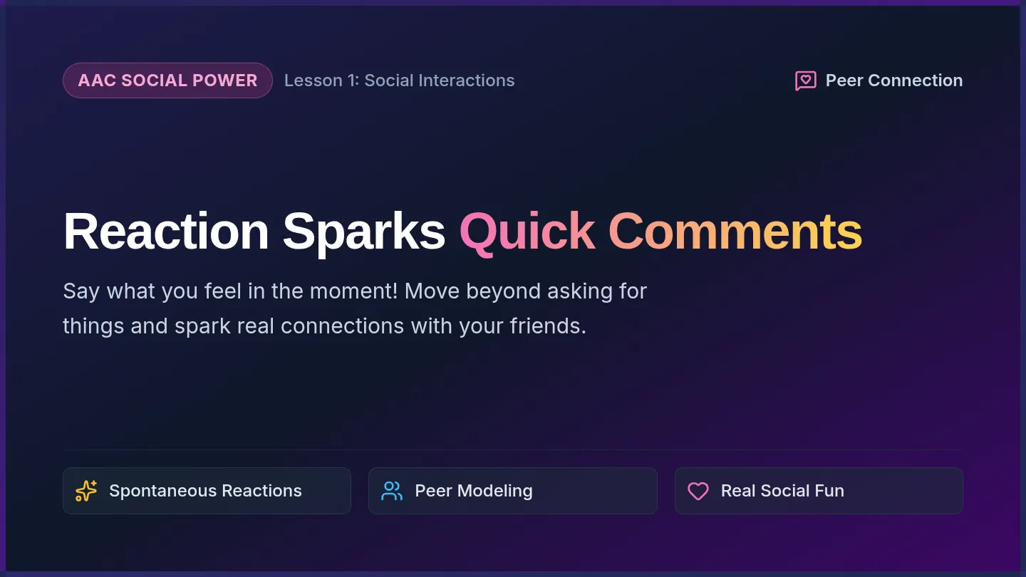 Reaction Sparks Slides