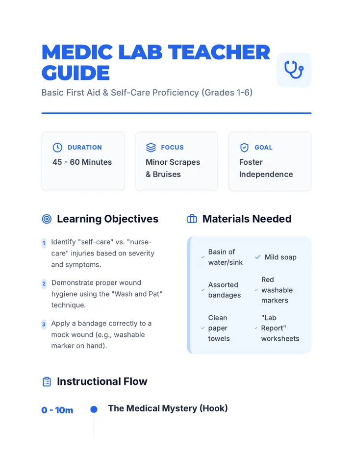 Medic Lab Teacher Guide