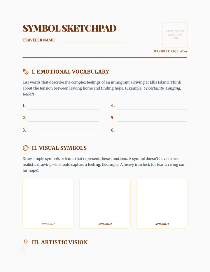 Symbol Sketchpad Worksheet