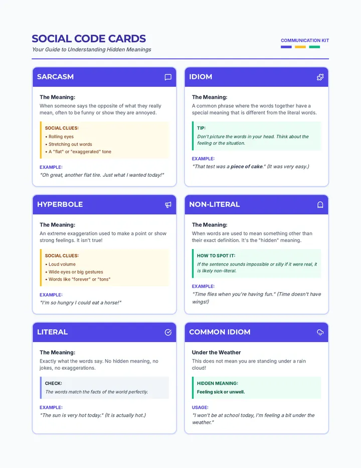 Social Code Cards