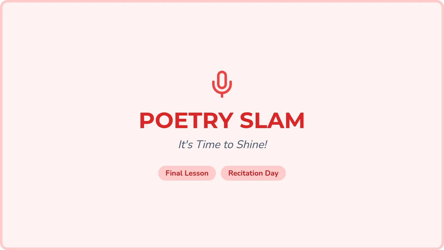 Poetry Slam Slides