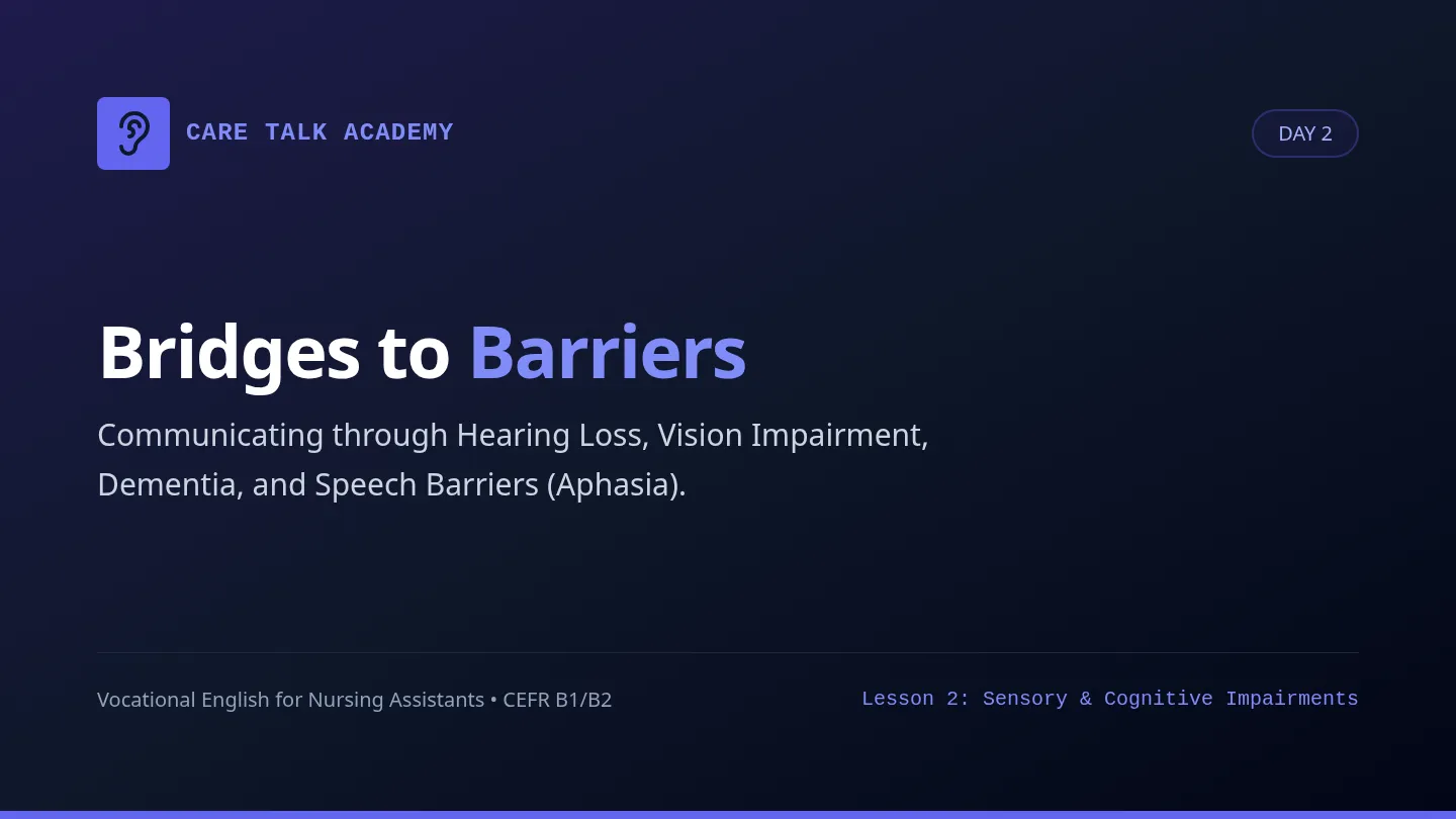 Bridges to Barriers Slides
