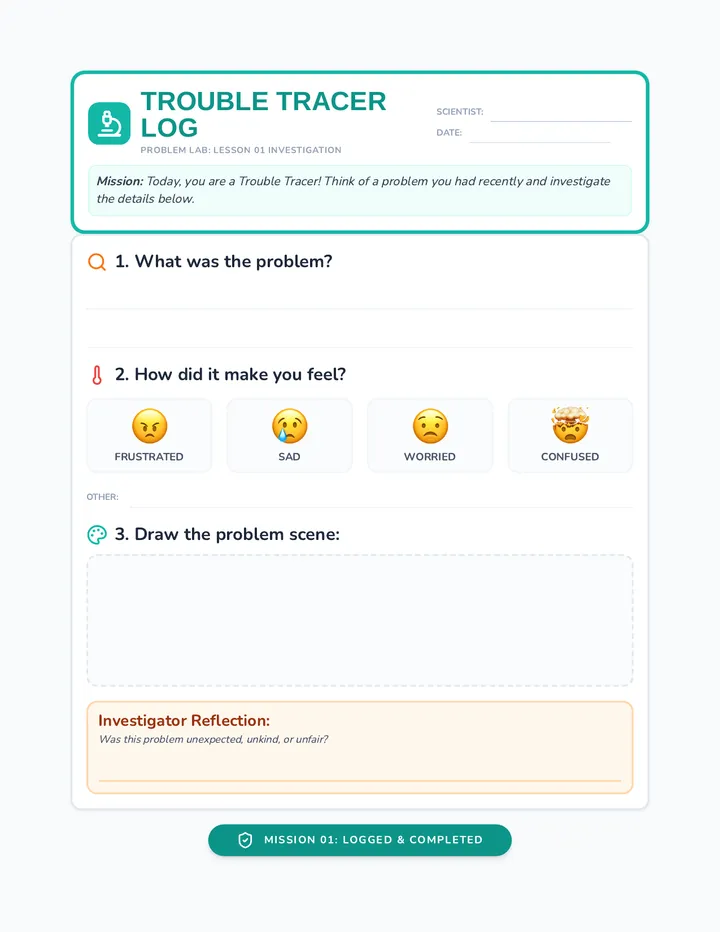 Trouble Tracer Log Worksheet