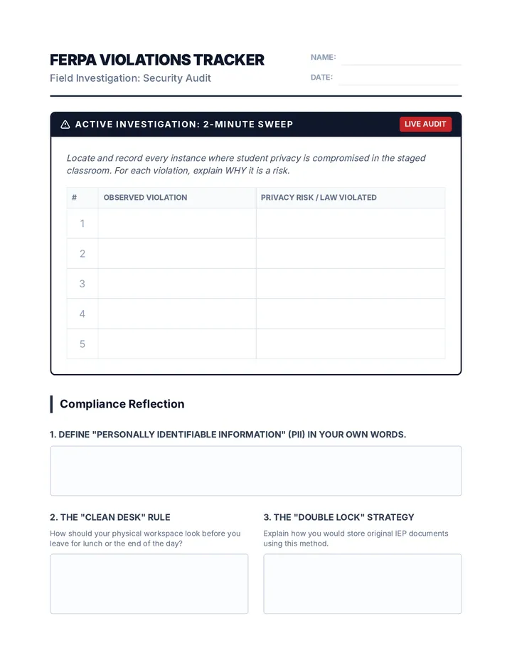 FERPA Violations Tracker