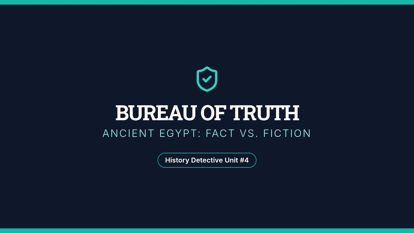 Ancient Egypt Fact Check Slides