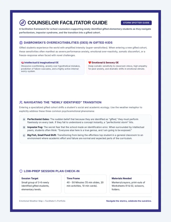 Counselor Facilitator Guide