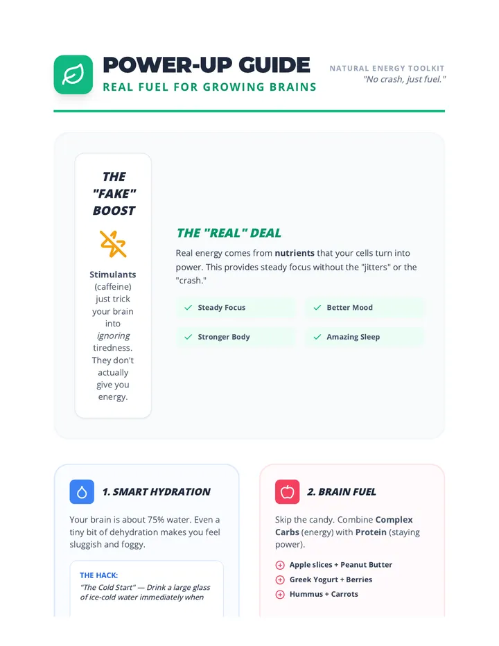 Healthy Energy Guide Handout