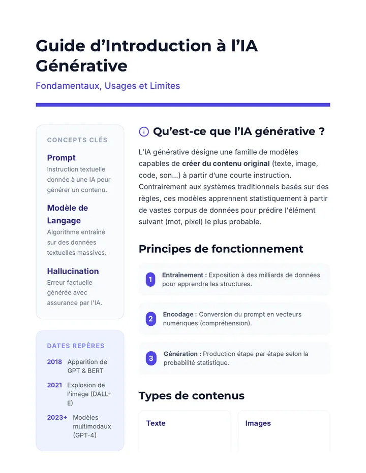 Guide Introduction IA Reading Guide