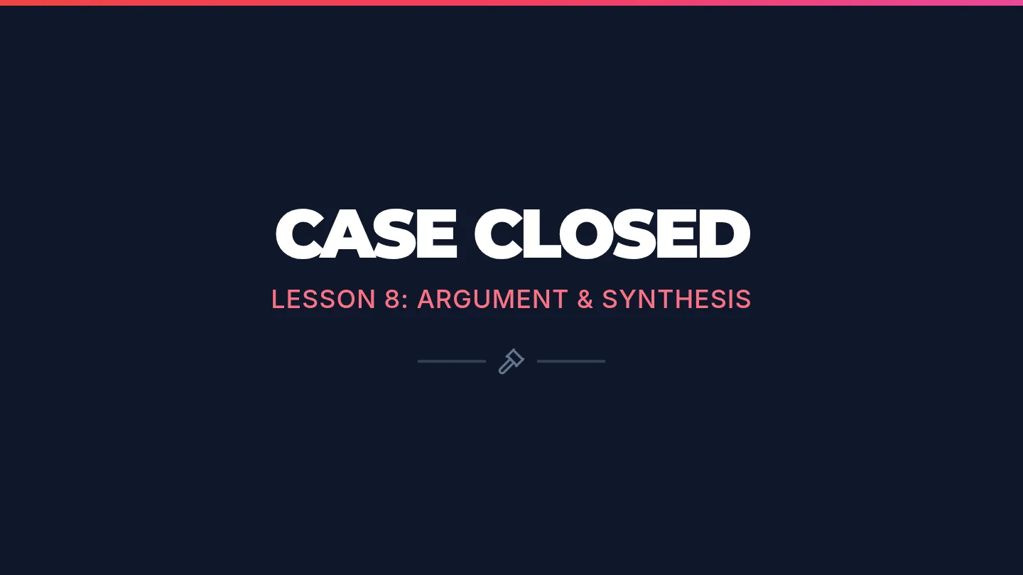 Case Closed Slides