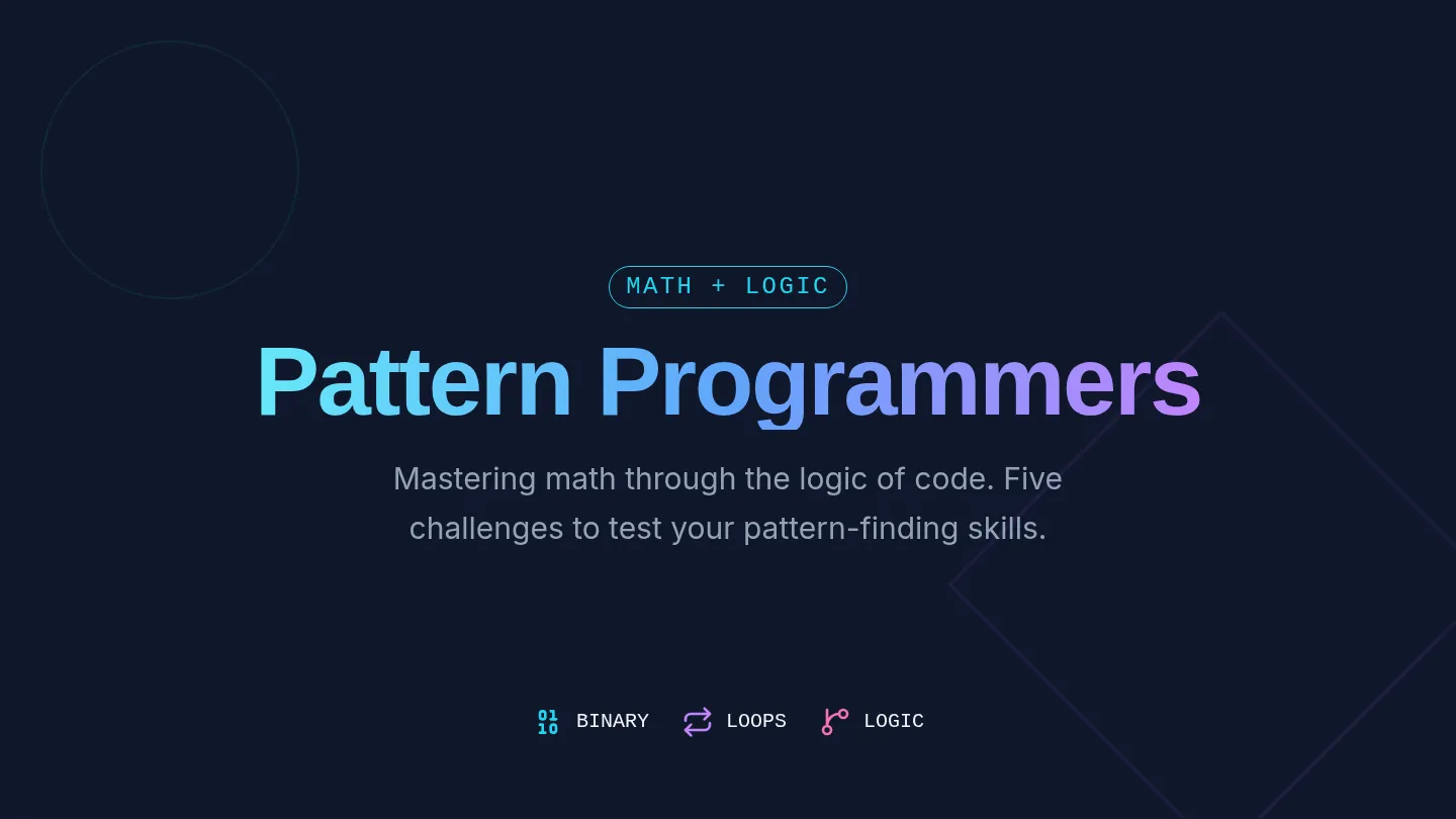 Pattern Programmers Slides
