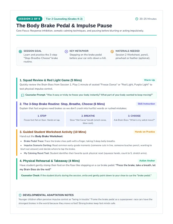 Body Brake Counselor Guide