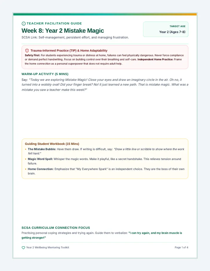 Year 2 Teacher Guide
