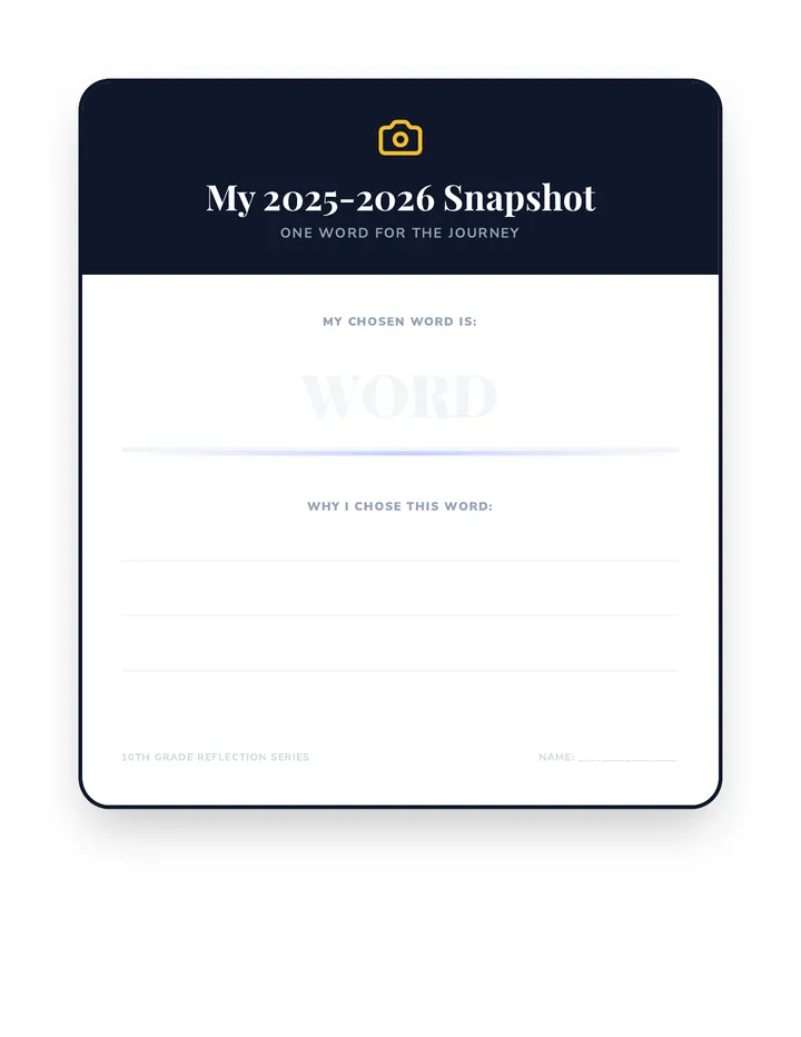 My 2025-2026 Snapshot Exit Ticket