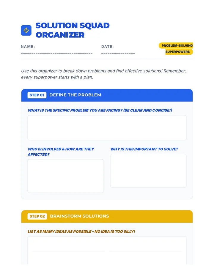 Solution Squad Organizer