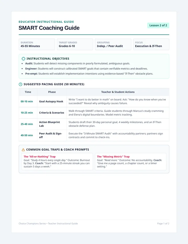 SMART Coaching Teacher Guide