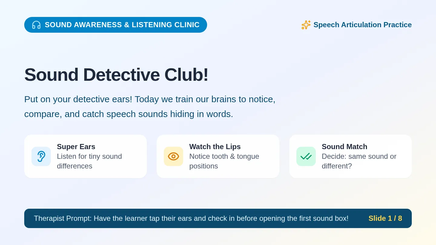 Sound Detective Slides