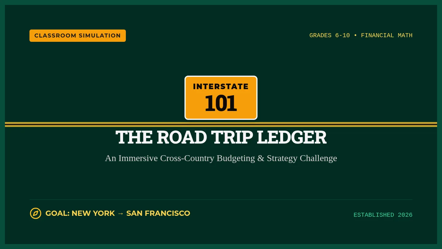Road Trip Ledger Slides