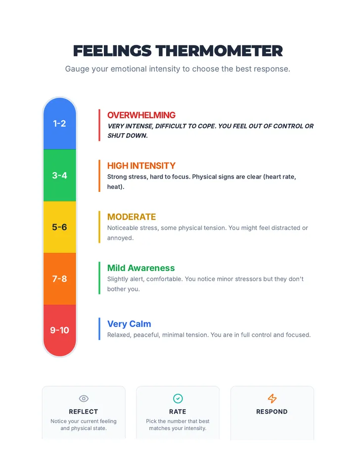 Feelings Thermometer Graphic