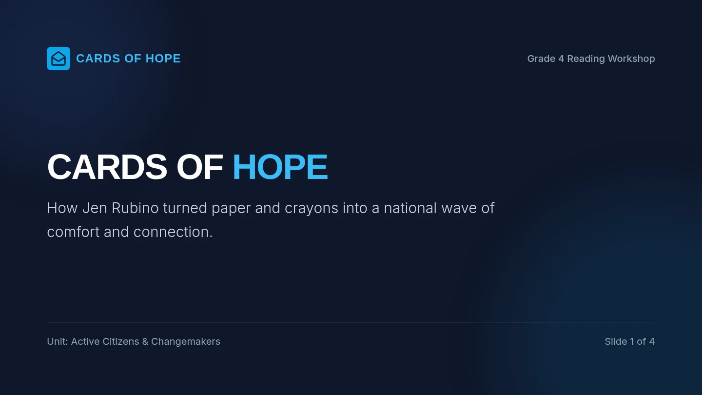 Cards of Hope Slides