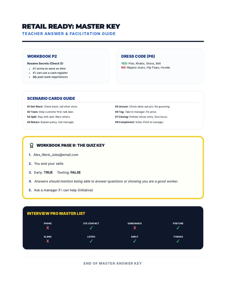 Retail Ready Keys v3