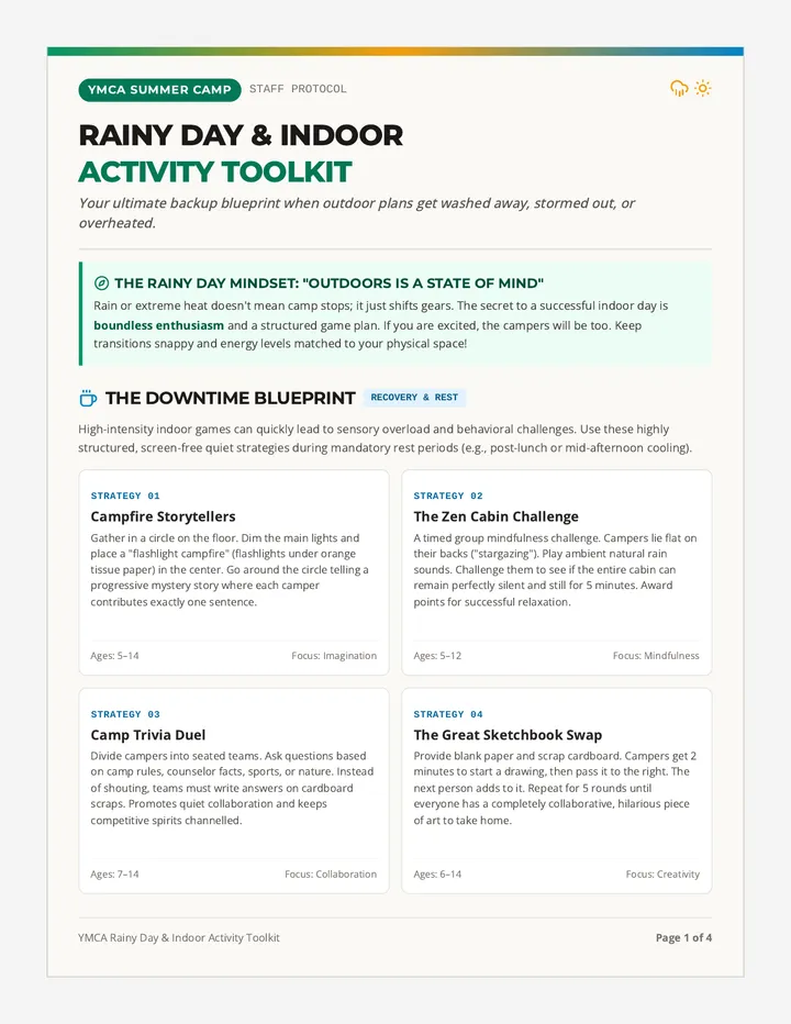 Rainy Day Activity Handbook