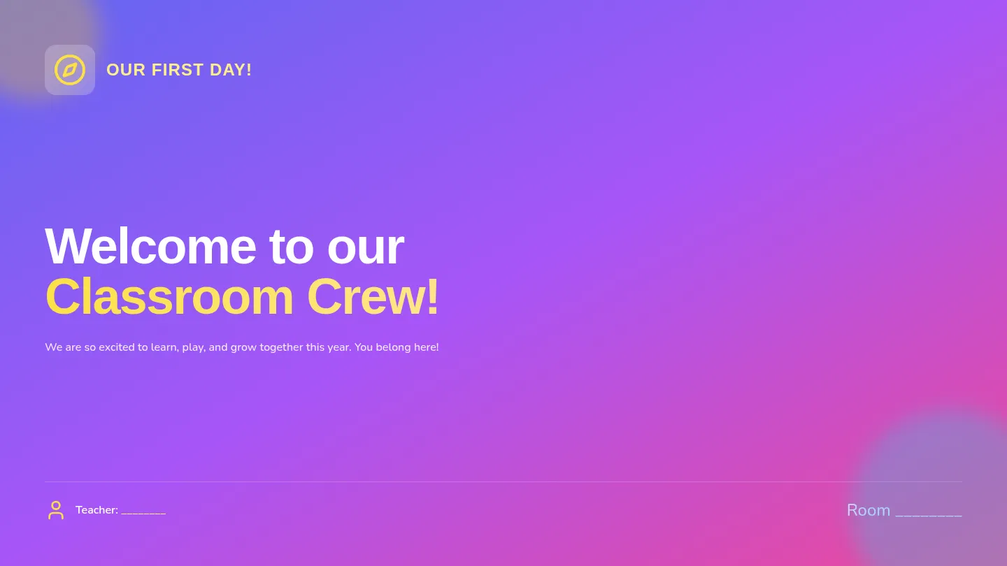 Crew Launch Slides