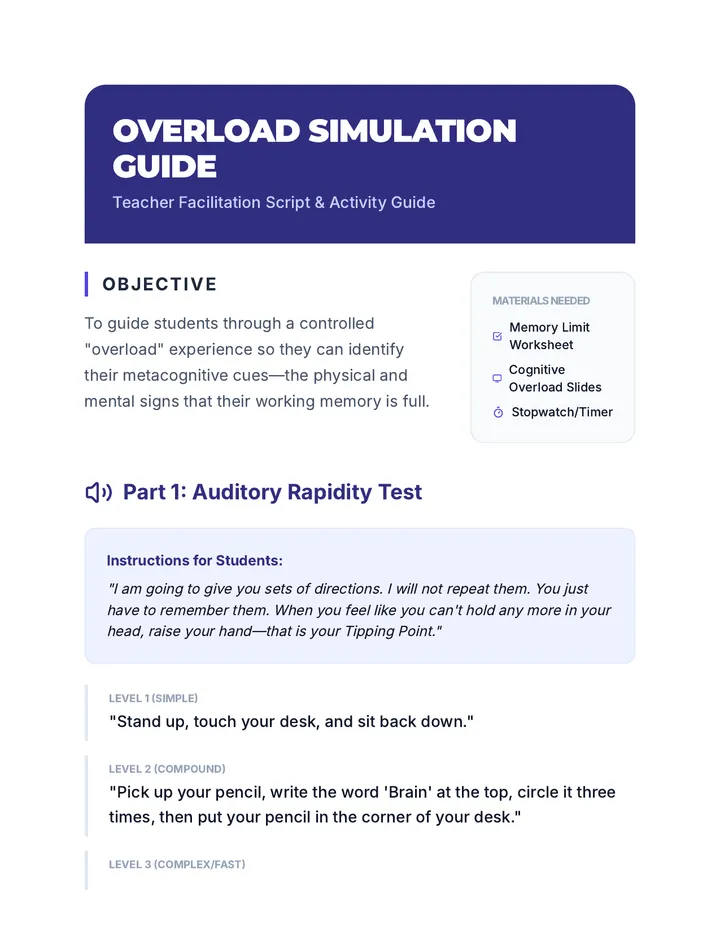 Overload Simulation Guide