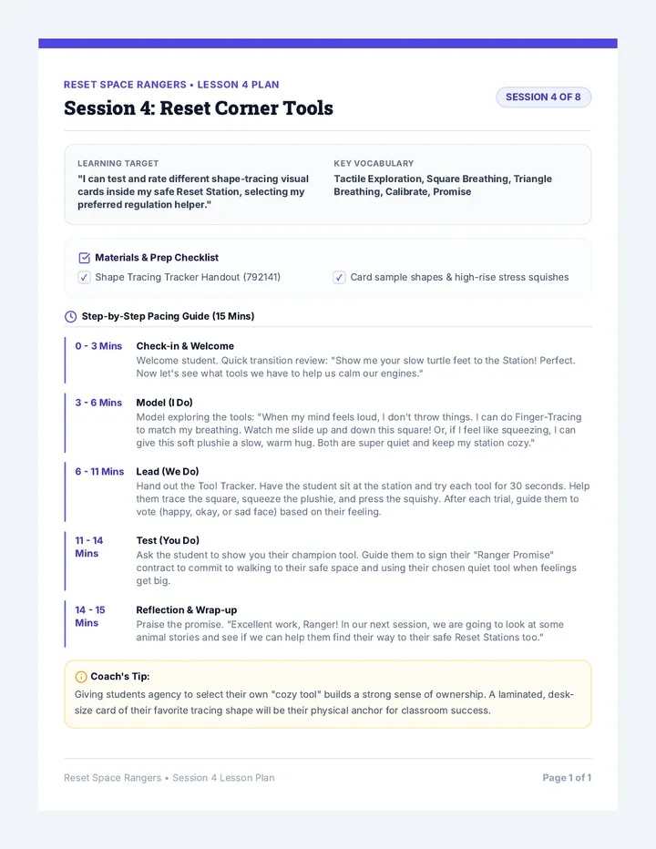 Session 4 Lesson Plan