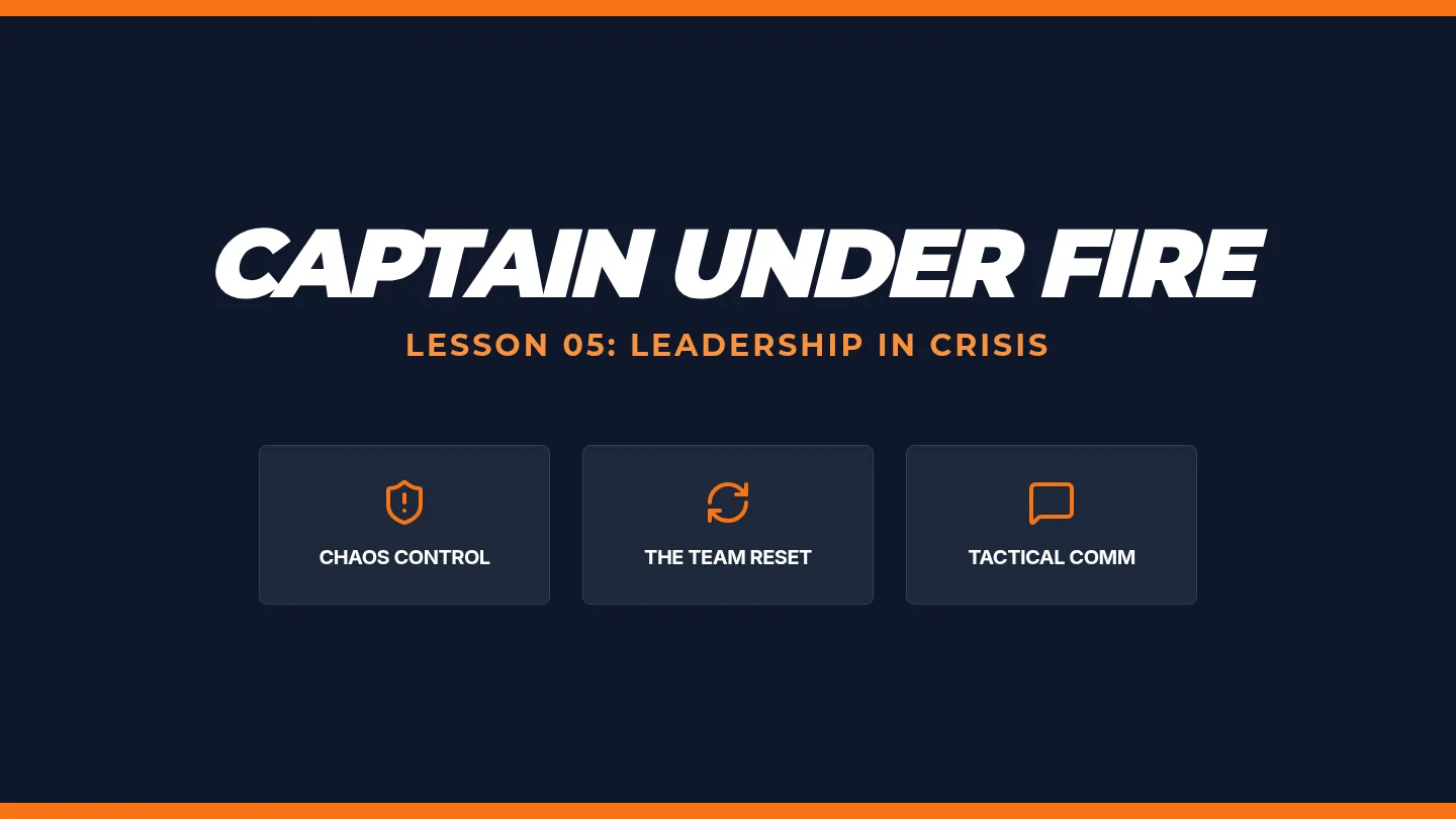 Captain Under Fire Slides
