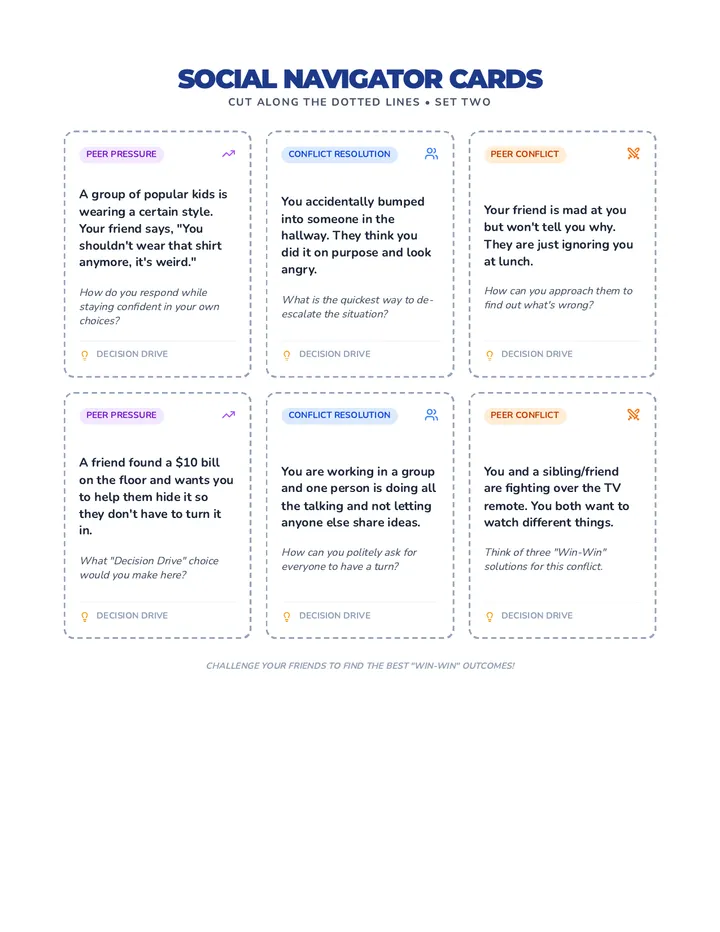 Social Navigator Cards Two