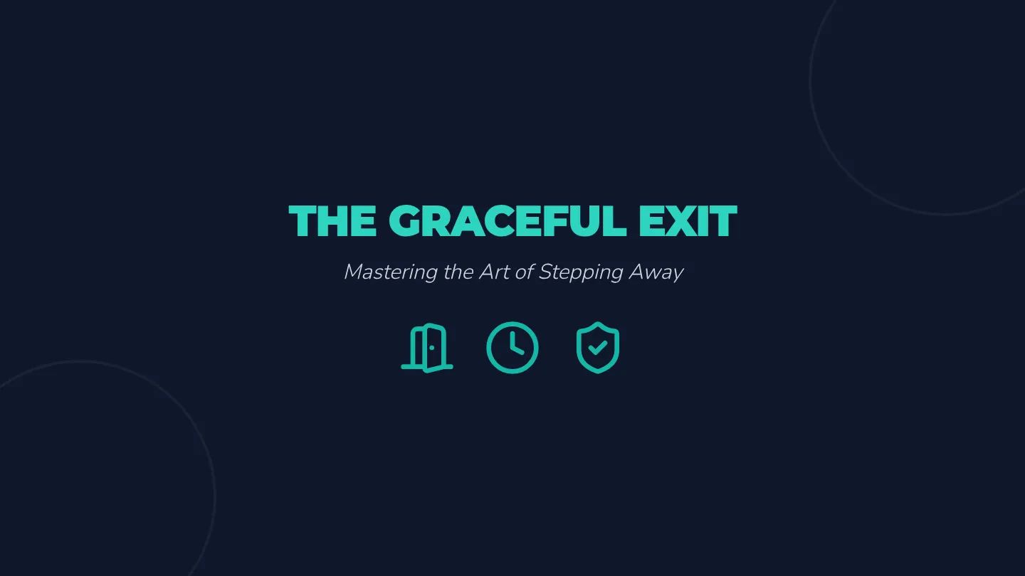 Exit Strategy Slides