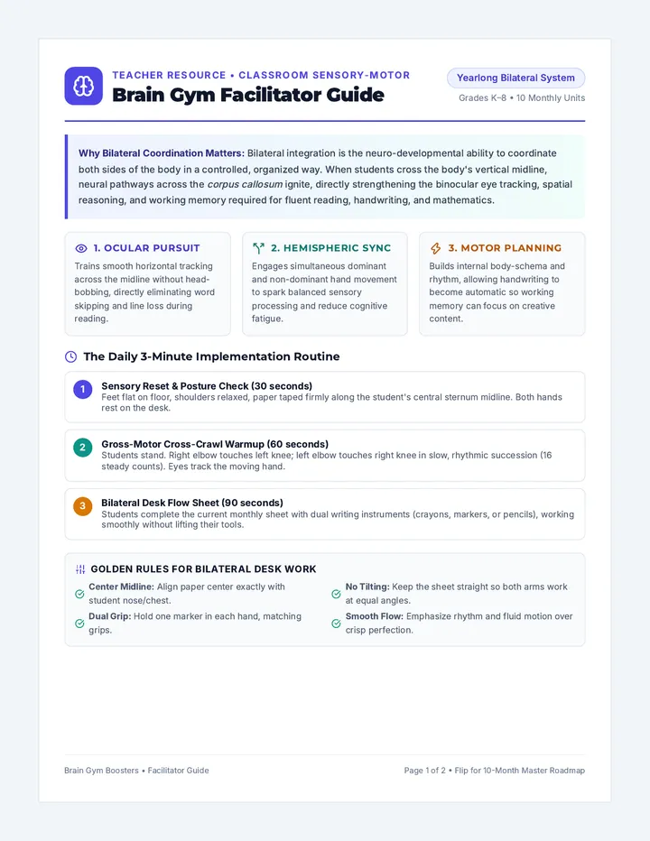 Brain Gym Facilitator Guide