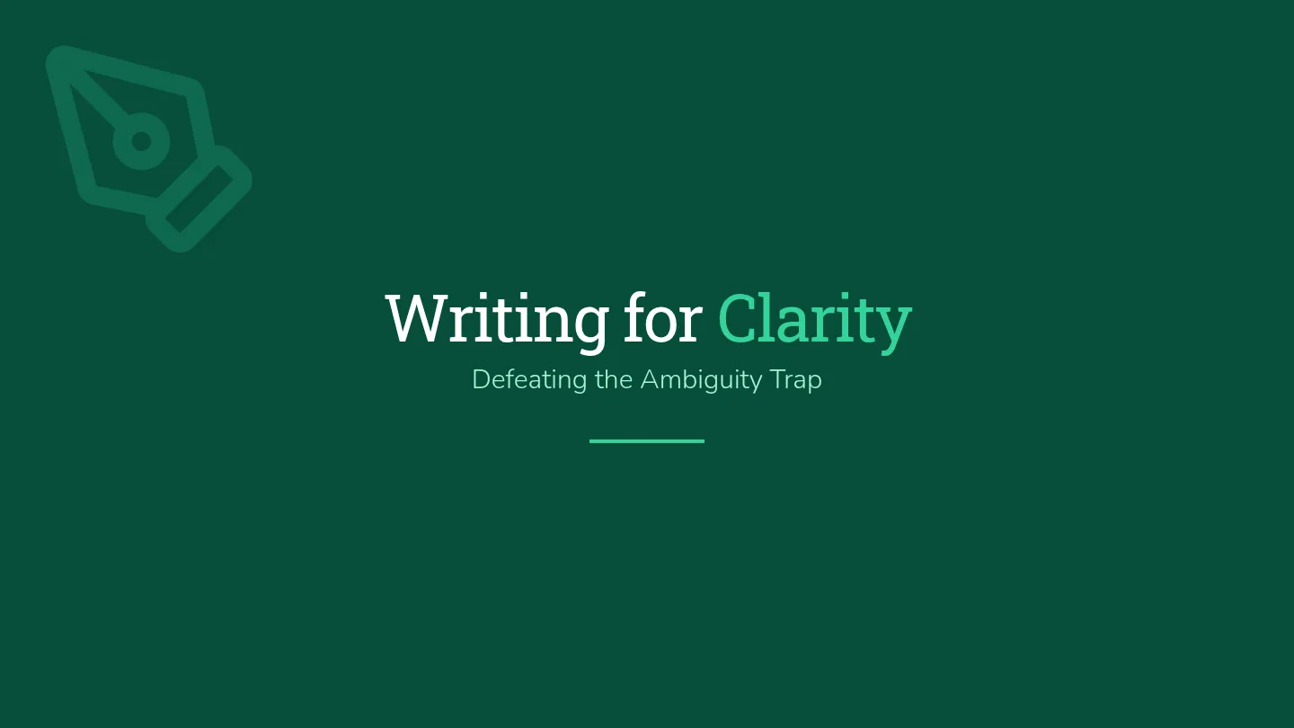 Clarity Slides