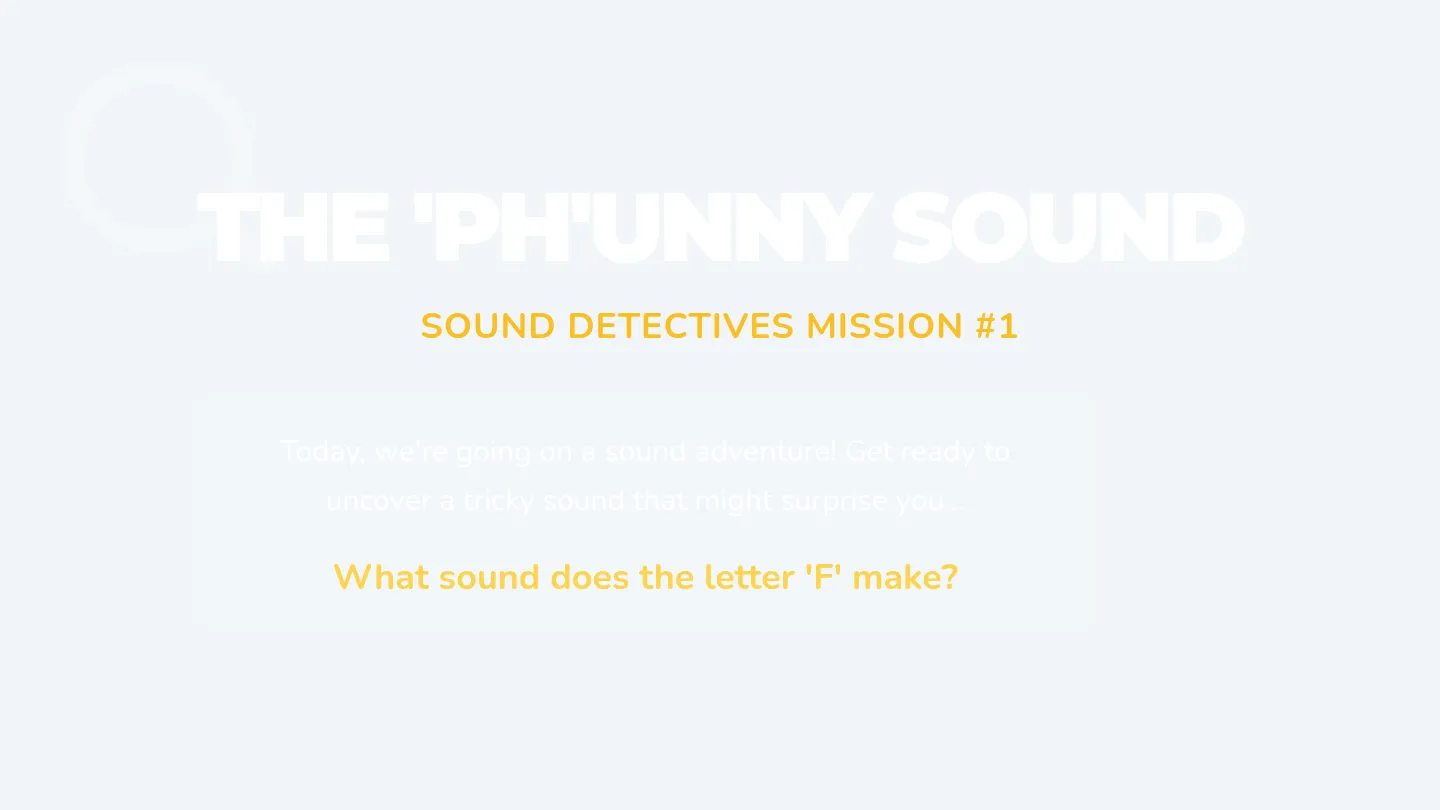 Phonics Adventure Slides