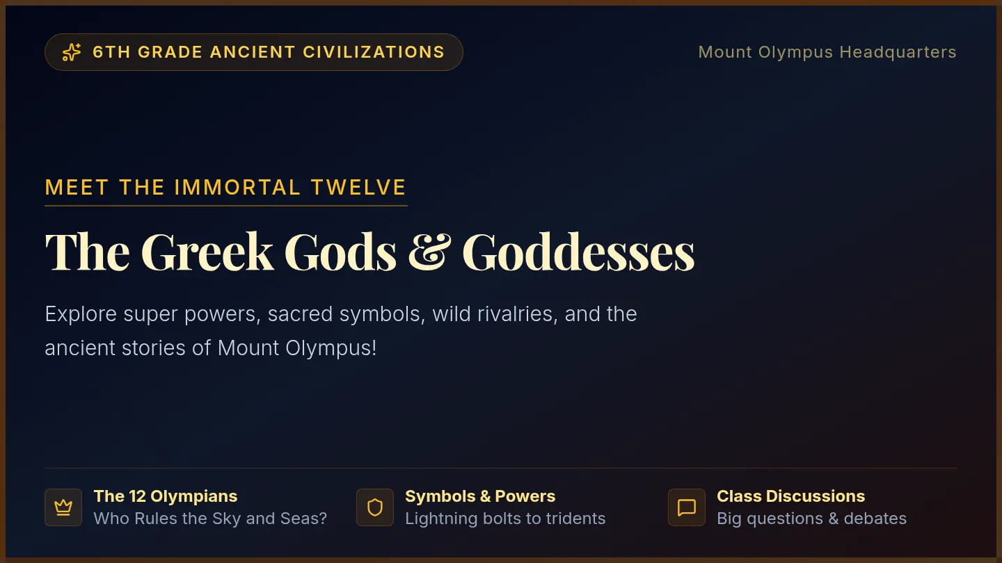 Olympian Pantheon Slides