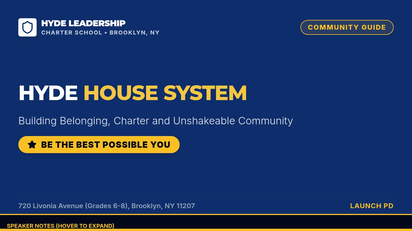 House Launch Slides