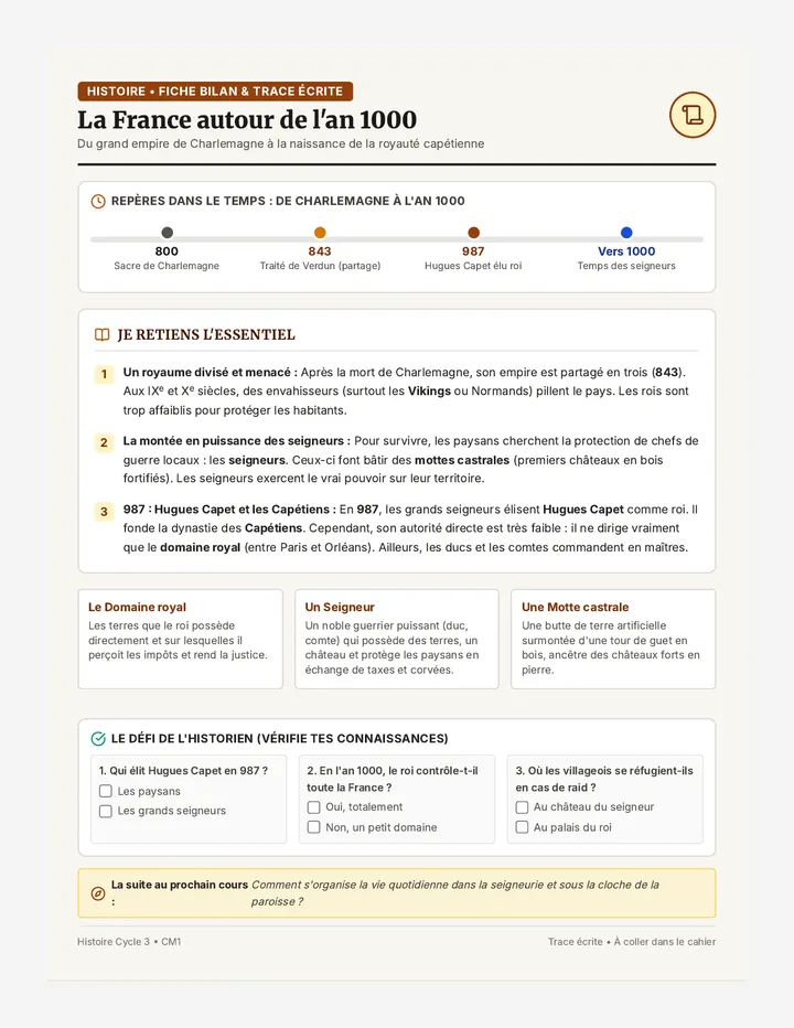An Mille Bilan Document