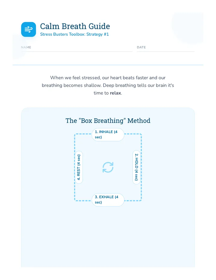 Calm Breath Handout