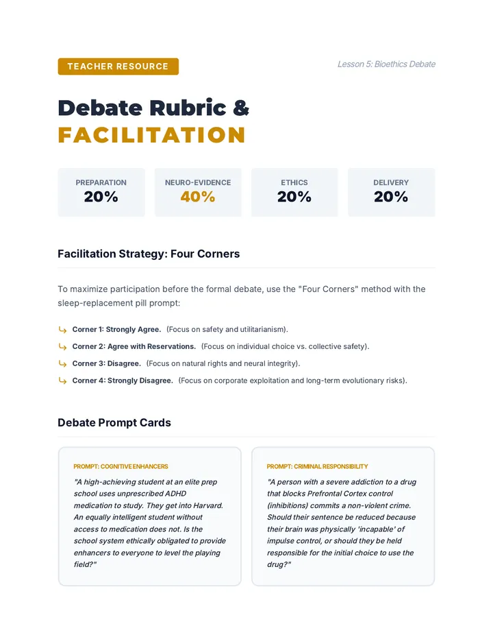 Debate Facilitation Guide
