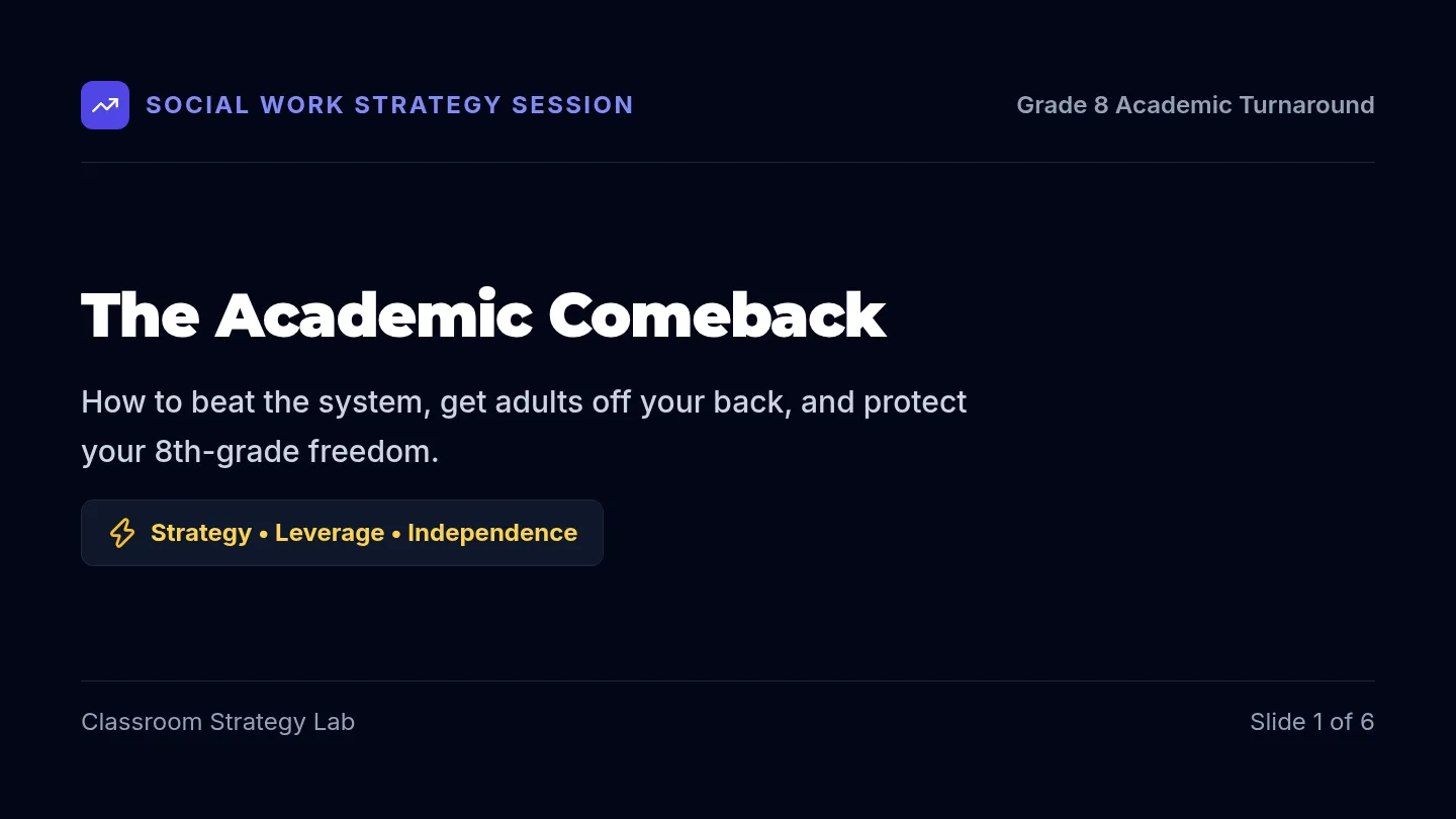 Comeback Playbook Slides