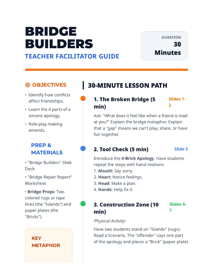 Bridge Builders Teacher Guide