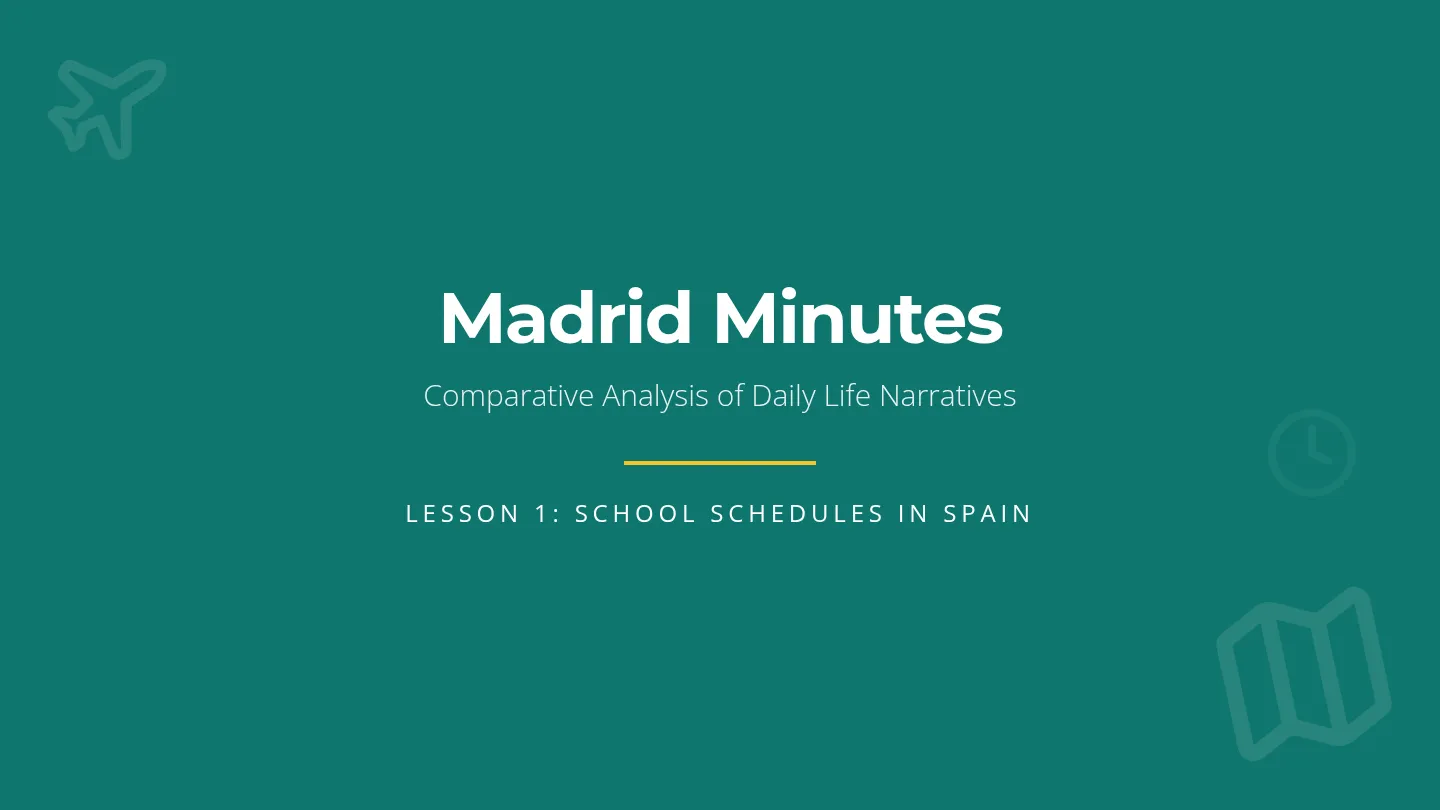 Madrid Minutes Slides
