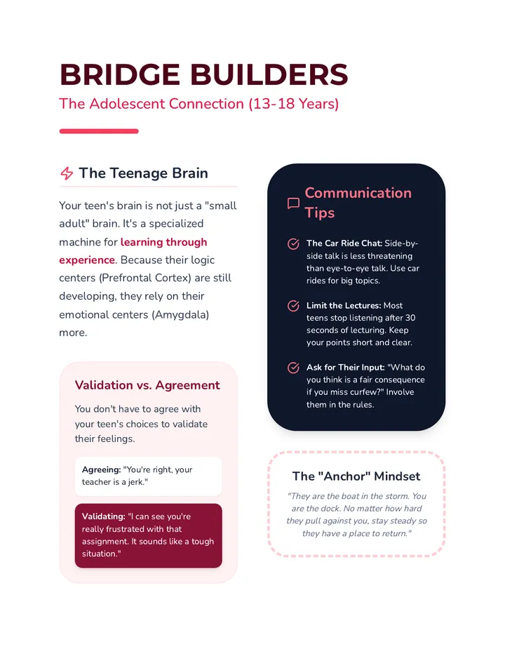 Bridge Builders Parent Handout