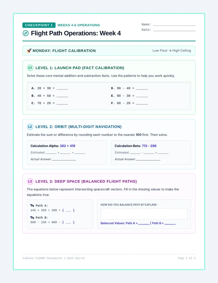 Weeks 4-6 Student Packet