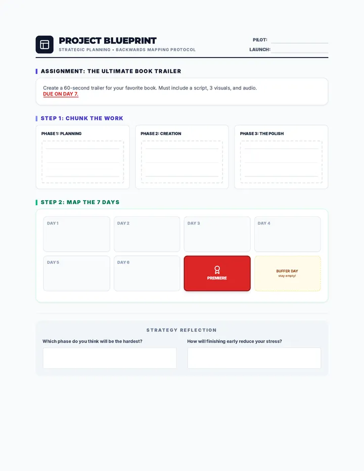 Project Blueprint Worksheet